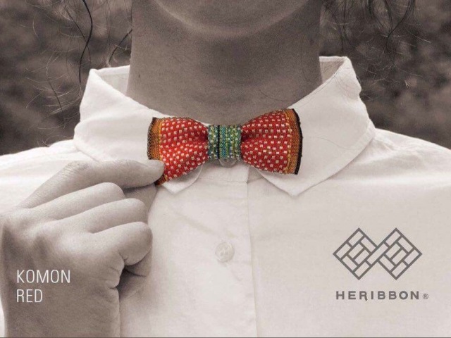 HERIBBON　KOMON　RED