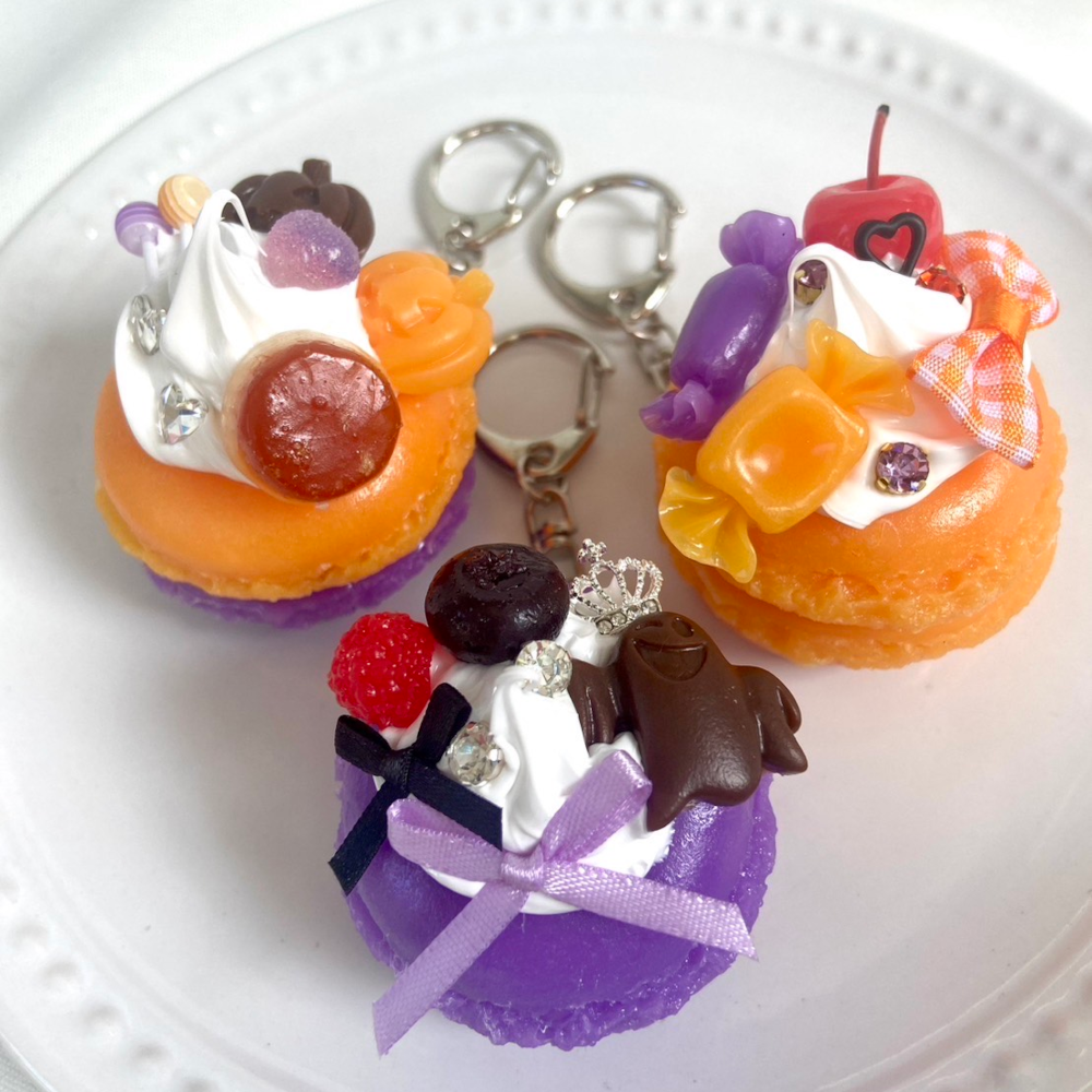 ハロウィン限定色追加マカロン