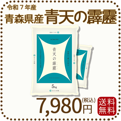 青森県産青天の霹靂 10kg（5kg×2袋） 令和7年産