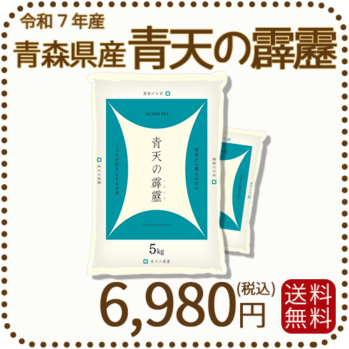 青森県産青天の霹靂 10kg（5kg×2袋） 令和7年産