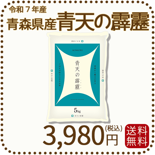 青森県産 青天の霹靂 5kg 令和7年産