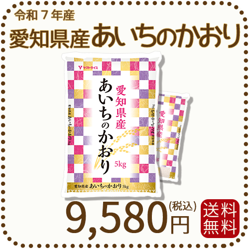 令和7年産 送料無料 白米愛知県産あいちのかおり10kg（5kg×2袋）
