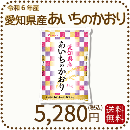 令和6年産 送料無料 白米愛知県産あいちのかおり10kg（5kg×2袋）