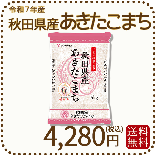 秋田県産あきたこまち 5kg (5kg×1袋) 令和7年産