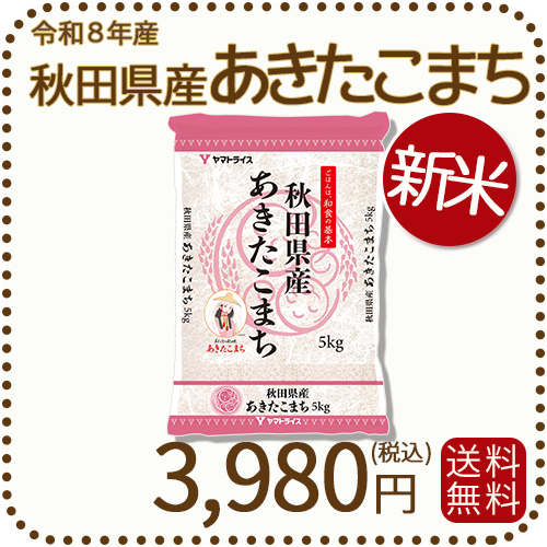 秋田県産あきたこまち 5kg（5kg×1袋）