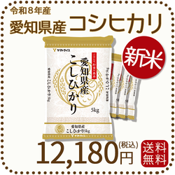 ＜新米＞ 愛知県産 コシヒカリ  白米 20kg（5kg×4袋） 米 お米 令和8年産