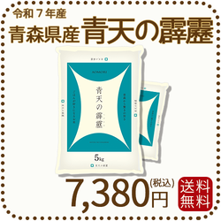青森県産青天の霹靂 10kg（5kg×2袋） 令和7年産