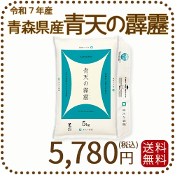 青森県産 青天の霹靂 5kg 令和7年産 ヤマトライス 本店