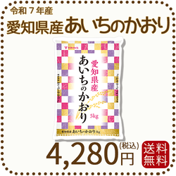 愛知県産あいちのかおり 白米 5kg 米 お米  令和7年産