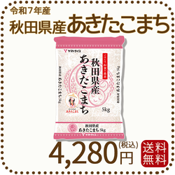 秋田県産あきたこまち 5kg (5kg×1袋) 令和7年産
