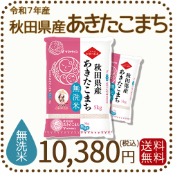無洗米】秋田県産あきたこまち 10kg（5kg×2袋）