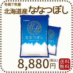 北海道産ななつぼし 10kg(5kg×2) 令和7年産 特A