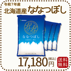 北海道産ななつぼし白米20kg（5kg×4）