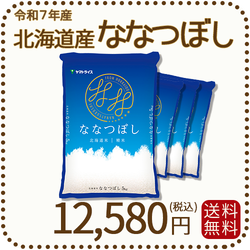 北海道産ななつぼし 20kg(5kg×4) 令和7年産 特A