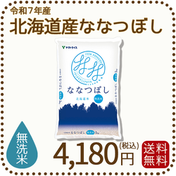 【無洗米】北海道産ななつぼし 5kg 令和7年産 特A