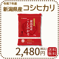 新潟県産 コシヒカリ 2kg 令和7年産