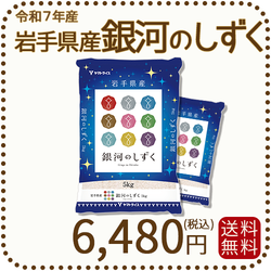 岩手県産 銀河のしずく 10kg(5kg×2袋) 令和7年産