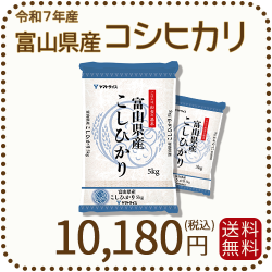 富山県産コシヒカリ 白米 10kg(5kg×2袋) 令和7年産 ヤマトライス 本店
