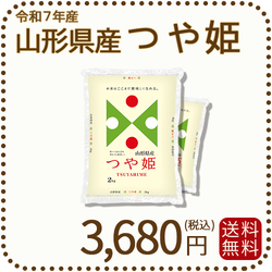 山形県産つや姫 4kg(2kg×2)