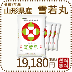 山形県産雪若丸20kg