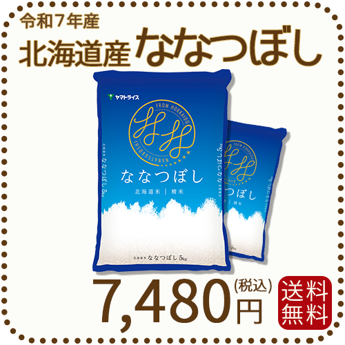 北海道産ななつぼし 10kg(5kg×2) 令和7年産 特A