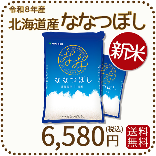 ＜新米＞ 北海道産ななつぼし 10kg(5kg×2) 令和8年産