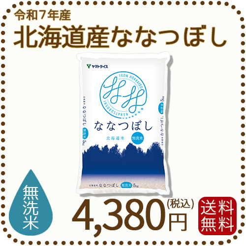 【無洗米】北海道産ななつぼし 5kg 令和7年産 特A