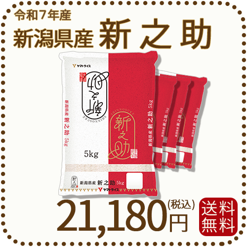 新潟県産新之助20kg