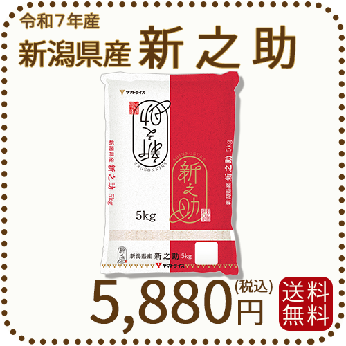 新潟県産新之助5kg