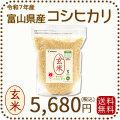 富山県産コシヒカリ玄米5kg