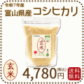富山県産コシヒカリ玄米5kg