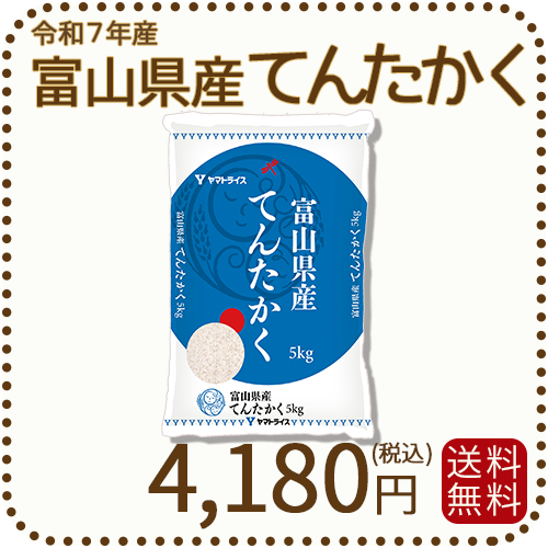 富山県産てんたかく 白米 5kg 米 お米 令和7年産