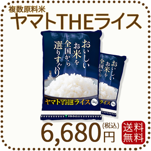 ヤマトTHEライス 国内産 複数原料米 10kg 5kg×2 白米
