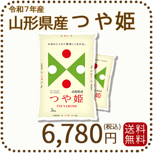 山形県産 つや姫 10kg(5kg×2袋) 令和7年産