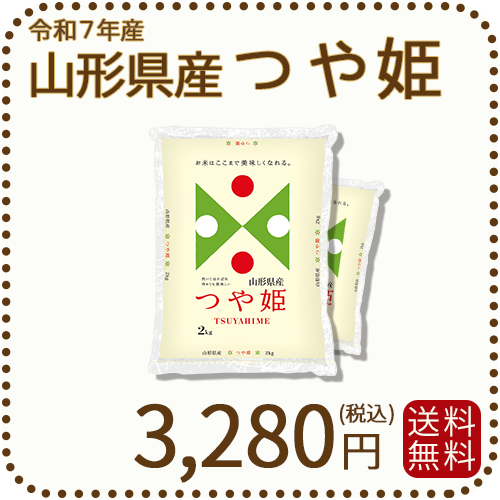 山形県産 つや姫 4kg(2kg×2) 令和7年産