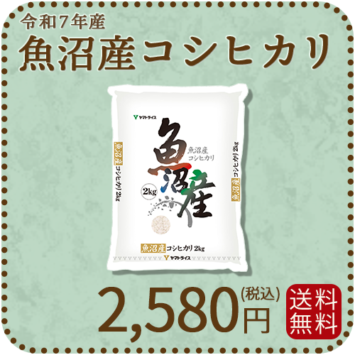【高級銘柄】 新潟県魚沼産コシヒカリ 2kg 令和7年産 特A