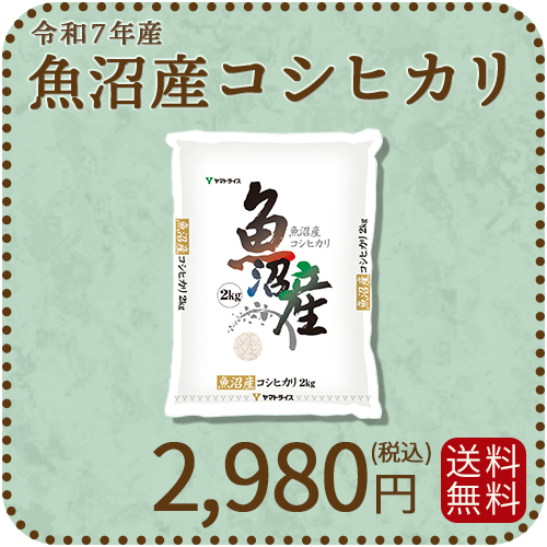 【高級銘柄】 新潟県魚沼産コシヒカリ 2kg 令和7年産 特A
