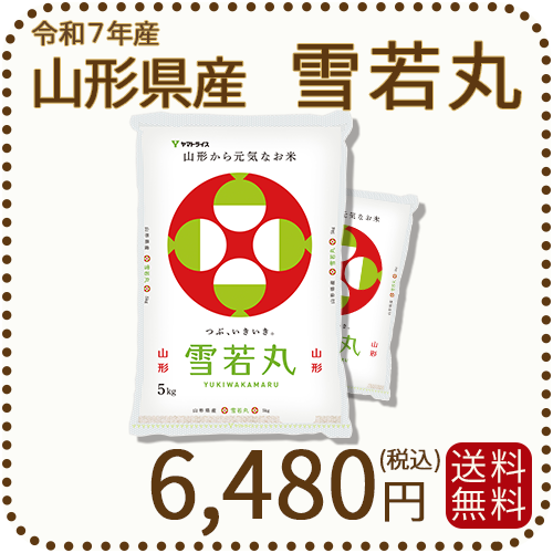 山形県産 雪若丸 10kg(5kg×2袋) 令和7年産
