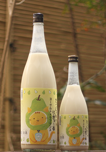 たてにゃんのりきゅ～る　ヨーグルト×ラフランス