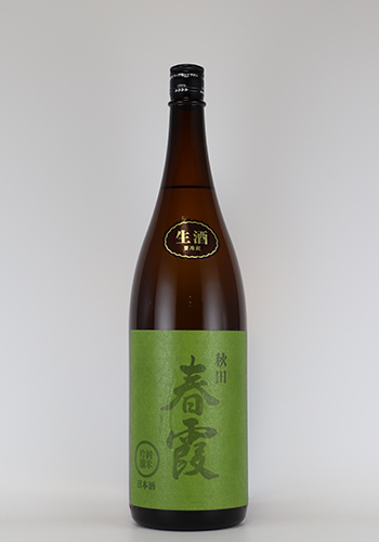 春霞　緑ラベル　純米吟醸　1.8L