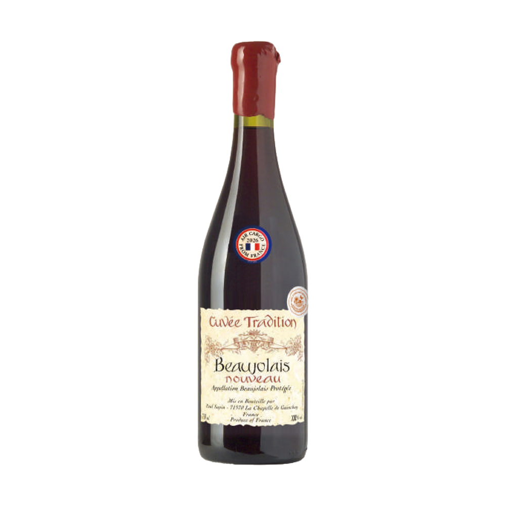 【11/19(木)解禁】ポール・サパン　ボジョレー・ヌーヴォー　キュヴェ・トラディション　（Paul_Sappin Beaujolais Nouveau Cuvee Tradition）　750ml