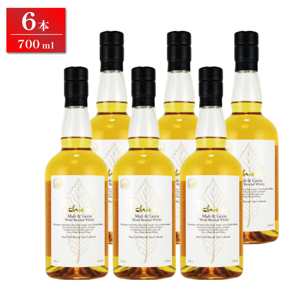 白ラベル6本セット】イチローズモルト モルト&グレーン ホワイトラベル