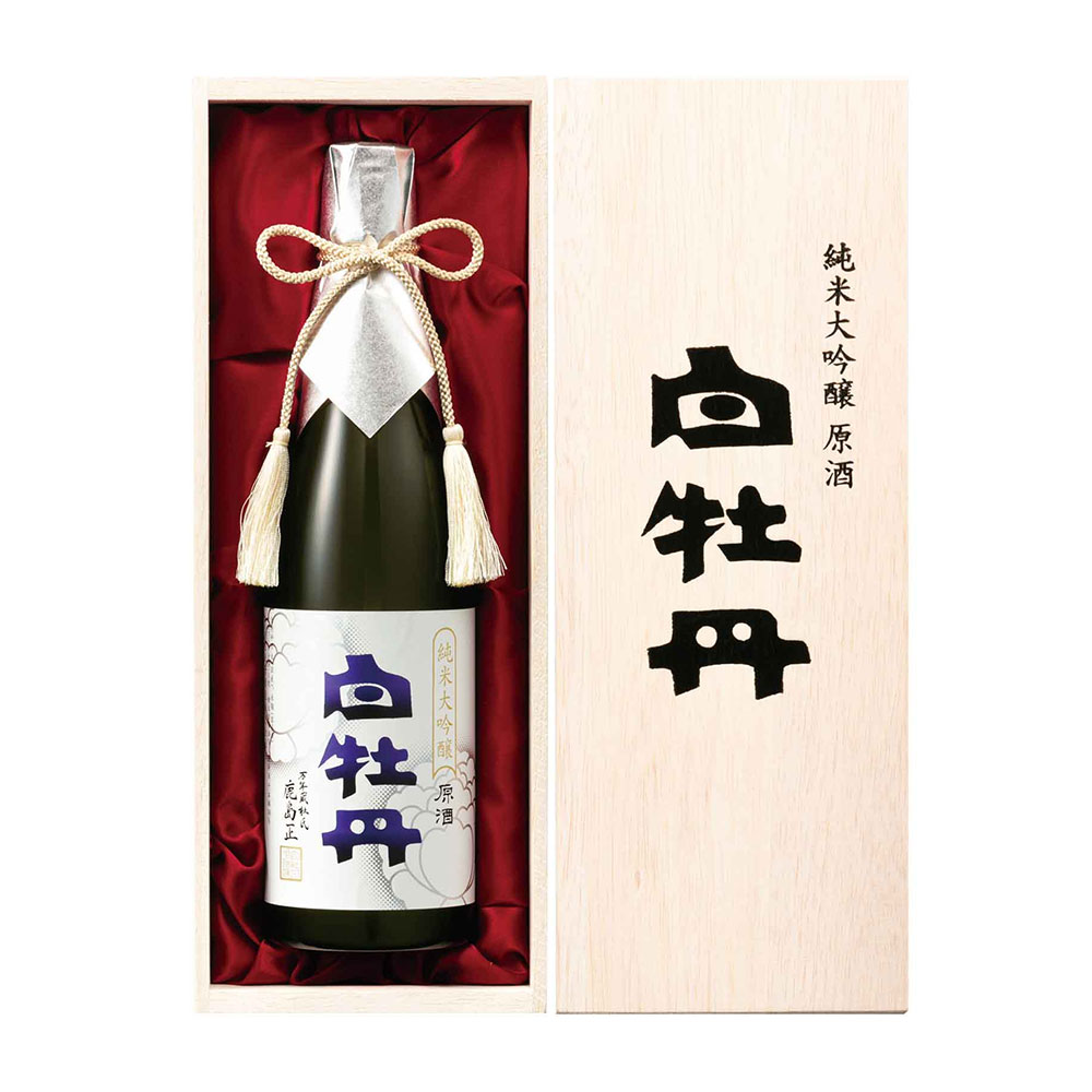 白牡丹（はくぼたん） 純米大吟醸　原酒　万年蔵　杜氏 鹿島正　720ml