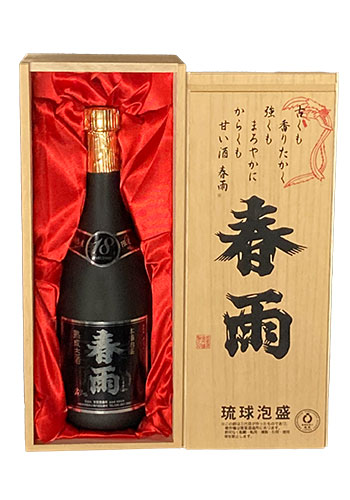 春雨（はるさめ） 18年古酒　43度(桐箱入り)　720ml