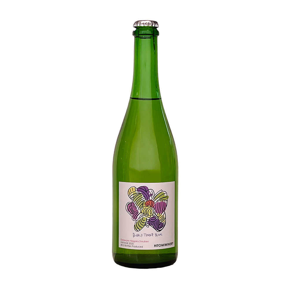 ヒトミワイナリー　BUBBLY TENDER BLANC（バブリーテンダーブラン）2025　750ml