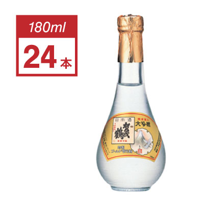 【この商品だけで送料無料・割引サービス適応】賀茂鶴(かもつる)　特選ゴールド　大吟醸　（丸瓶）　180ml×24本セット