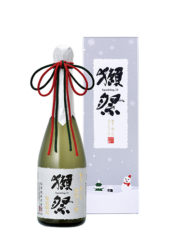 獺祭　Xmas　2割3分発泡にごり