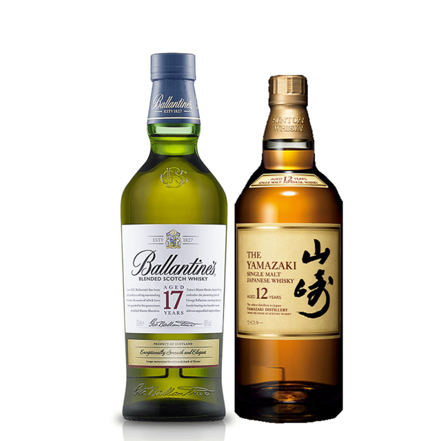 バランタイン17年山崎12年