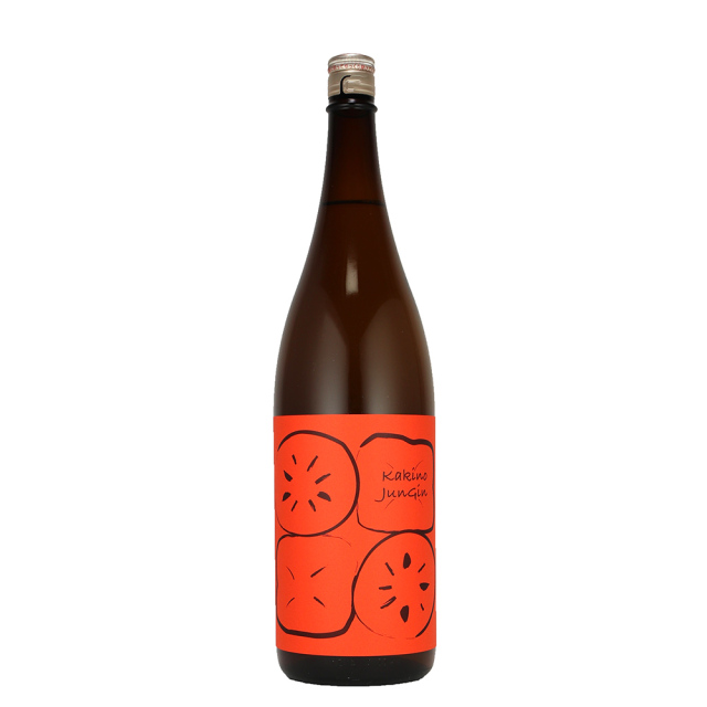 華鳩　柿ラベル