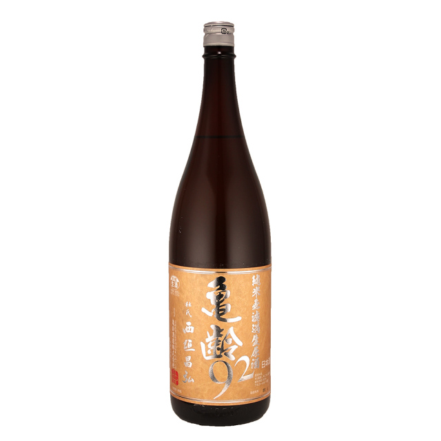 亀齢(きれい) 純米92 無濾過生原酒 1800ml 日本酒・焼酎の通販